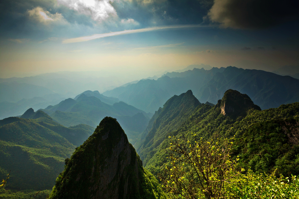 印象八台山……-八台山风景区地处四川万源八台乡的